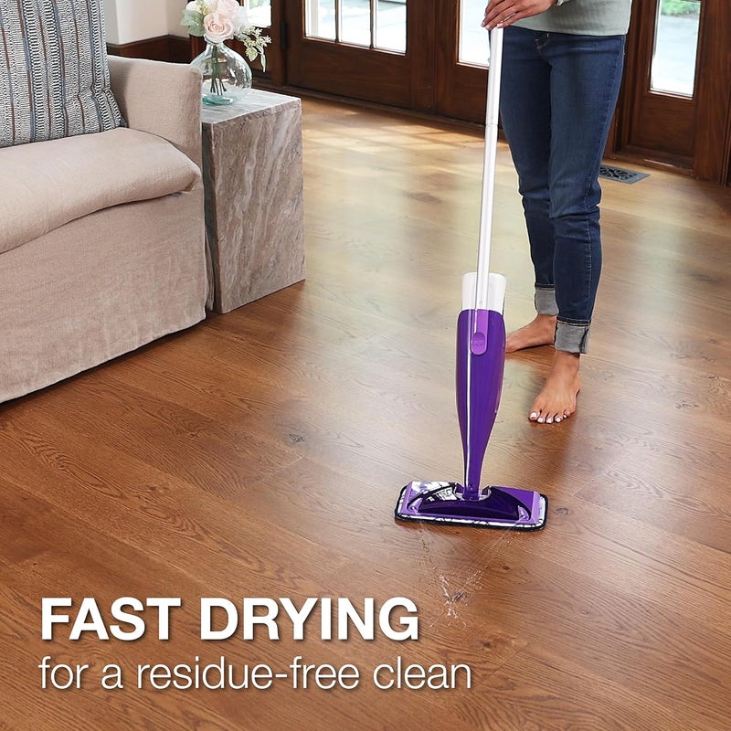 BONA Hardwood Floor Cleaner Bottle for use with Swiffer WETJET Spray Mop, makes 64 Fl Oz - Includes Filled Bottle + Concentrate Refill for Wood Floor Cleaning - Image 4